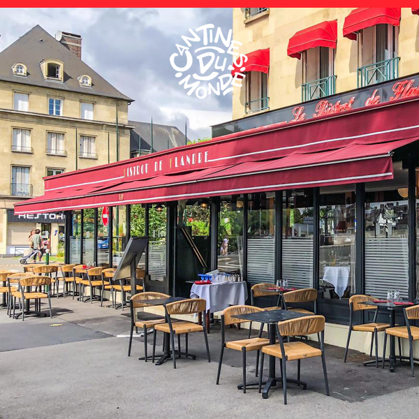 Le Bistrot de Flandres à Compiègne participe à la campagne Cantines du Monde 2022 de PARTAGE