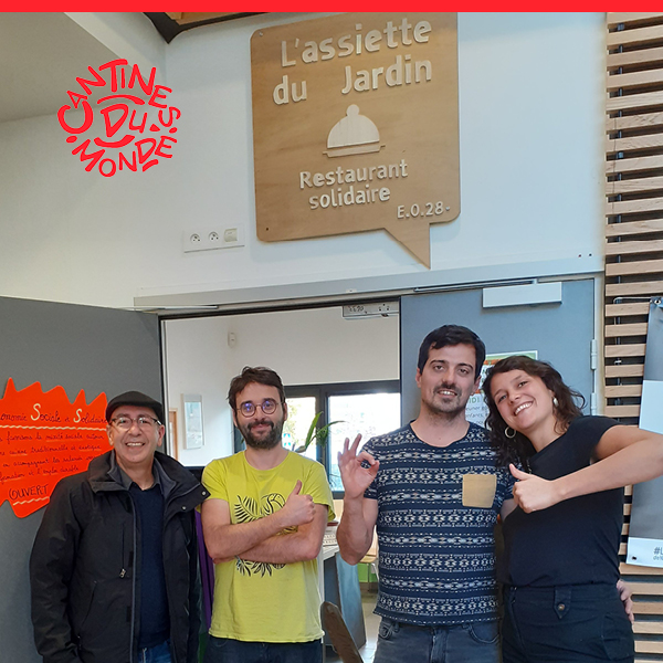 L'assiette du jardin à Saint-Herblain participe à l'événement Cantines du Monde 2022