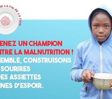 Devenez un champion contre la malnutrition ! Ensemble, construisons des sourires et des assiettes pleines d'espoir.